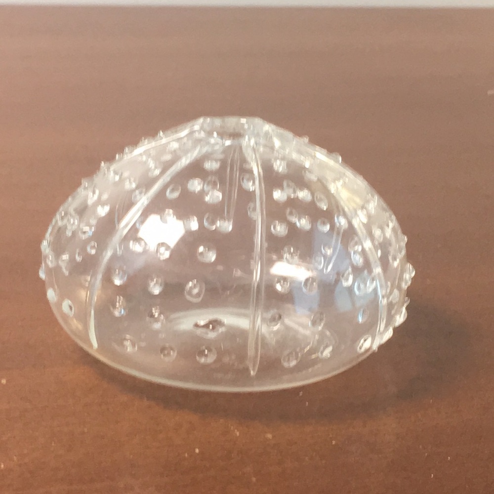 Hand blown glass vase